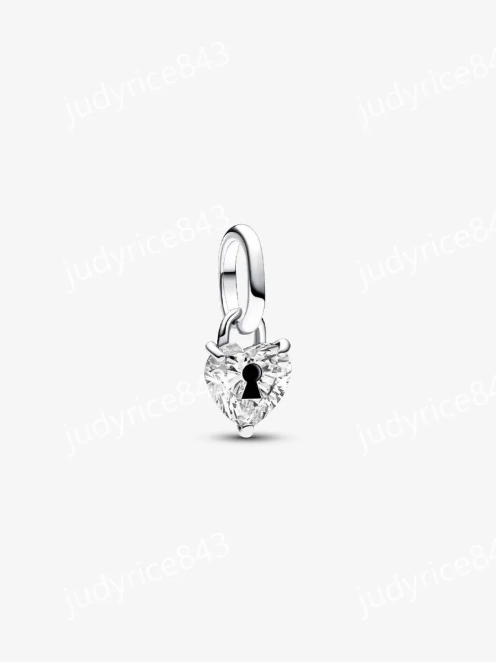 Pandora Keyhole Heart Mini Dangle Charm